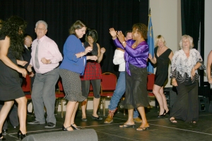 Hypnotist Erick Kand promised participants they would awake feeling more alive and refreshed than ever, but not before he got a few more dance moves from the bunch!